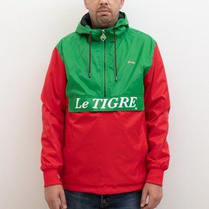 Red and Green Le Tigre Jacket Size L Large NWT